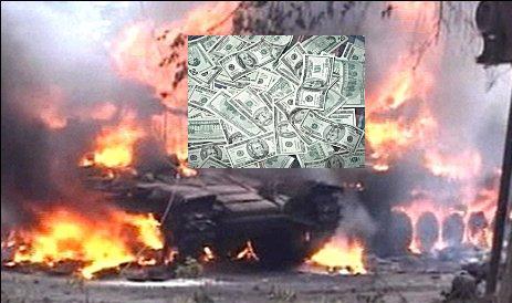 8 августа 2008, горят танки в Цхинвали