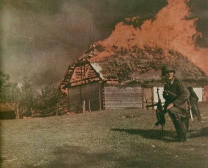 цветное фото войны